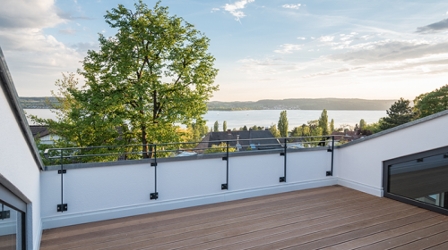 Design-Villa in Bestlage mit See- und Alpensicht